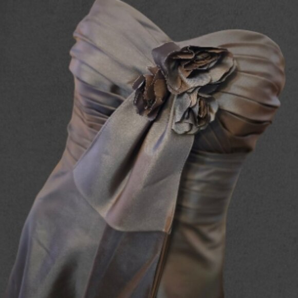 Juniors Vintage MORI LEE By MADELINE GARDNER Bridesmaid Prom Formal sz 7 - Picture 15 of 16